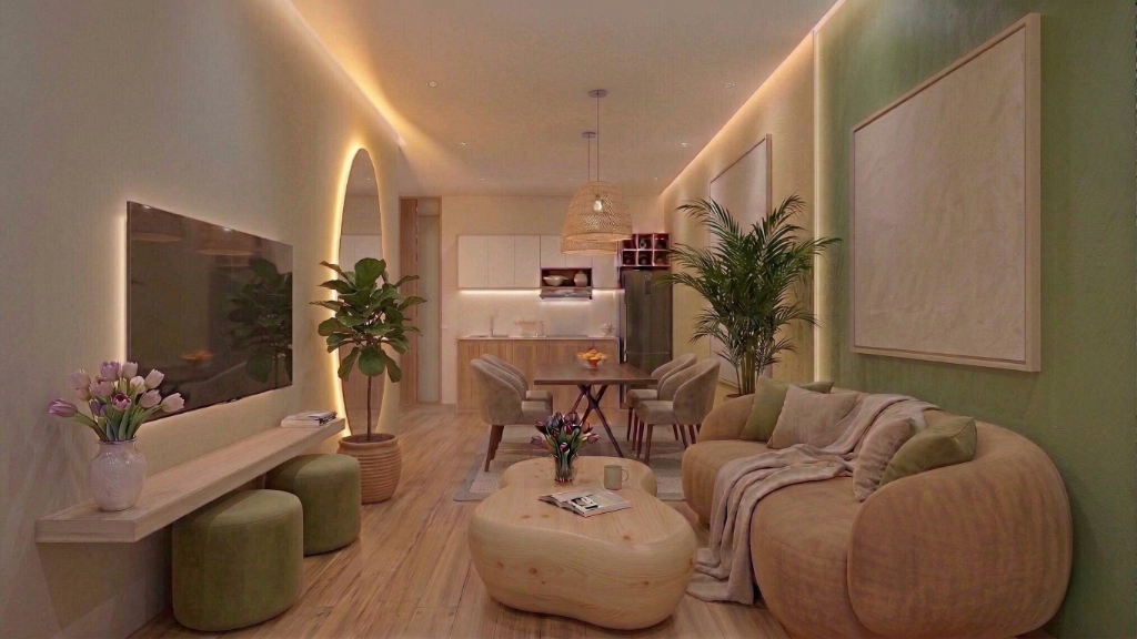 Interior de departamento moderno en venta San Sebastián Cuenca Ecuador — Explore